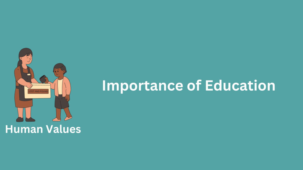 Importance of education