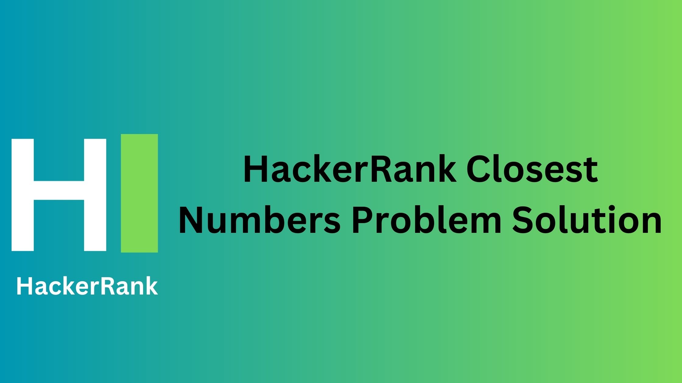 HackerRank Closest Numbers Problem Solution