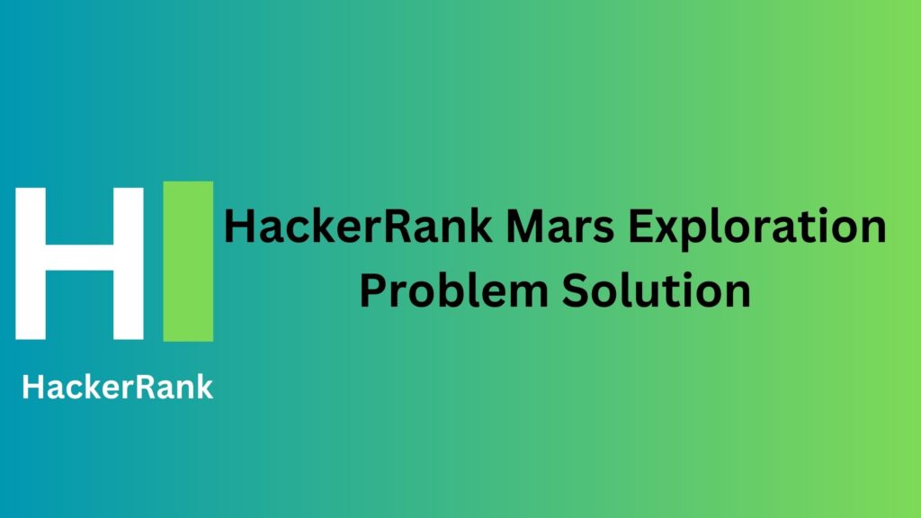 HackerRank Mars Exploration Problem Solution