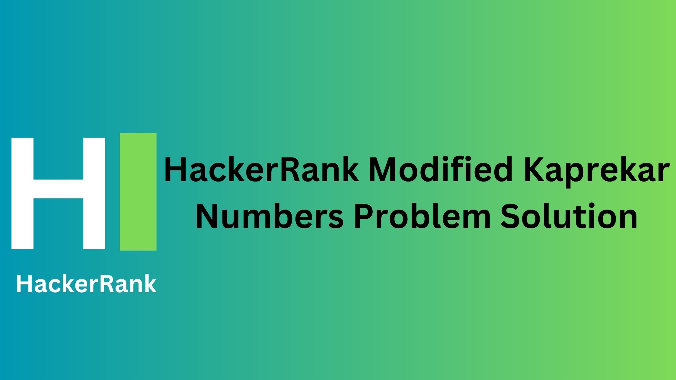 HackerRank Modified Kaprekar Numbers Problem Solution