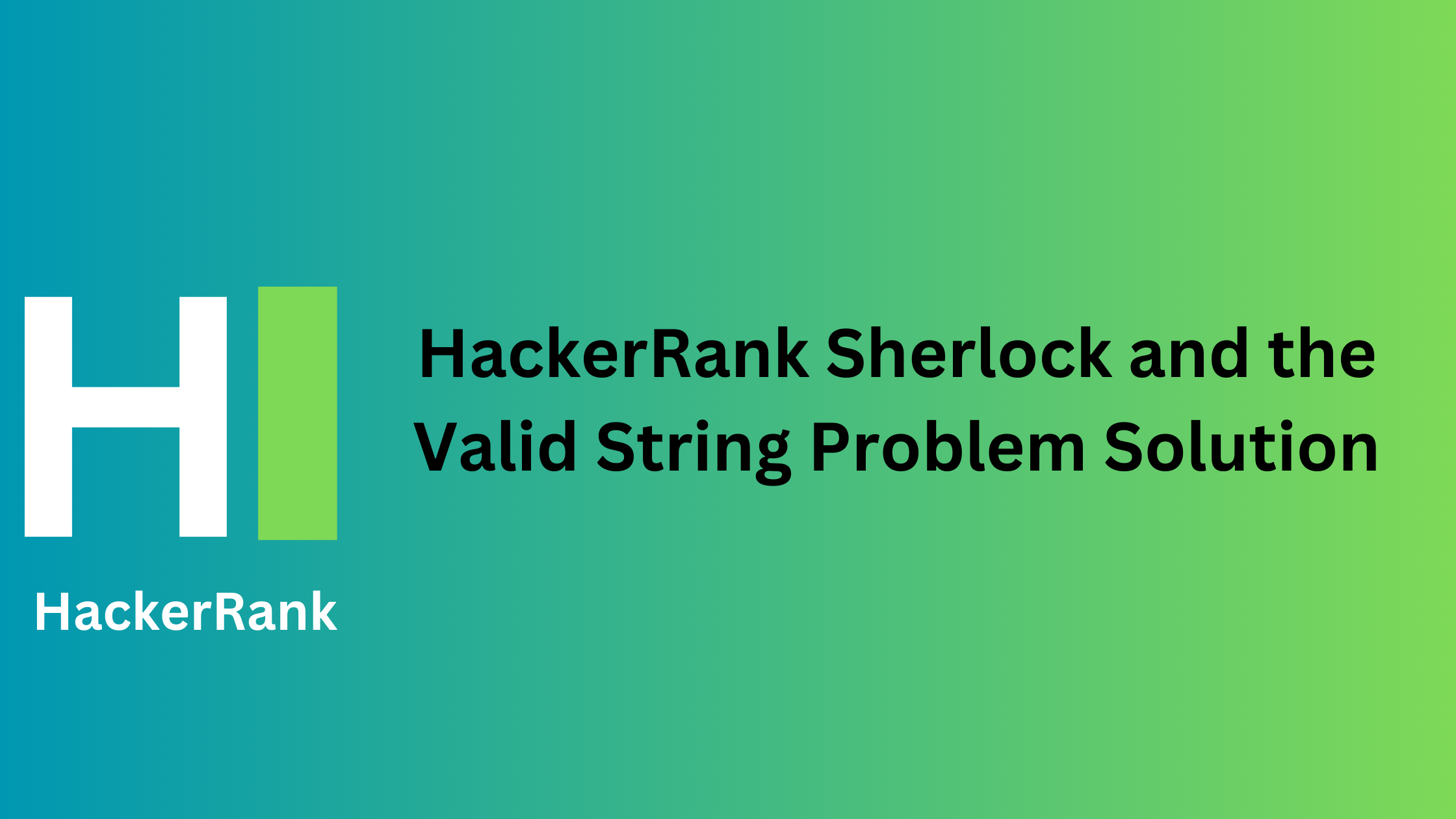 HackerRank Sherlock and the Valid String Solution