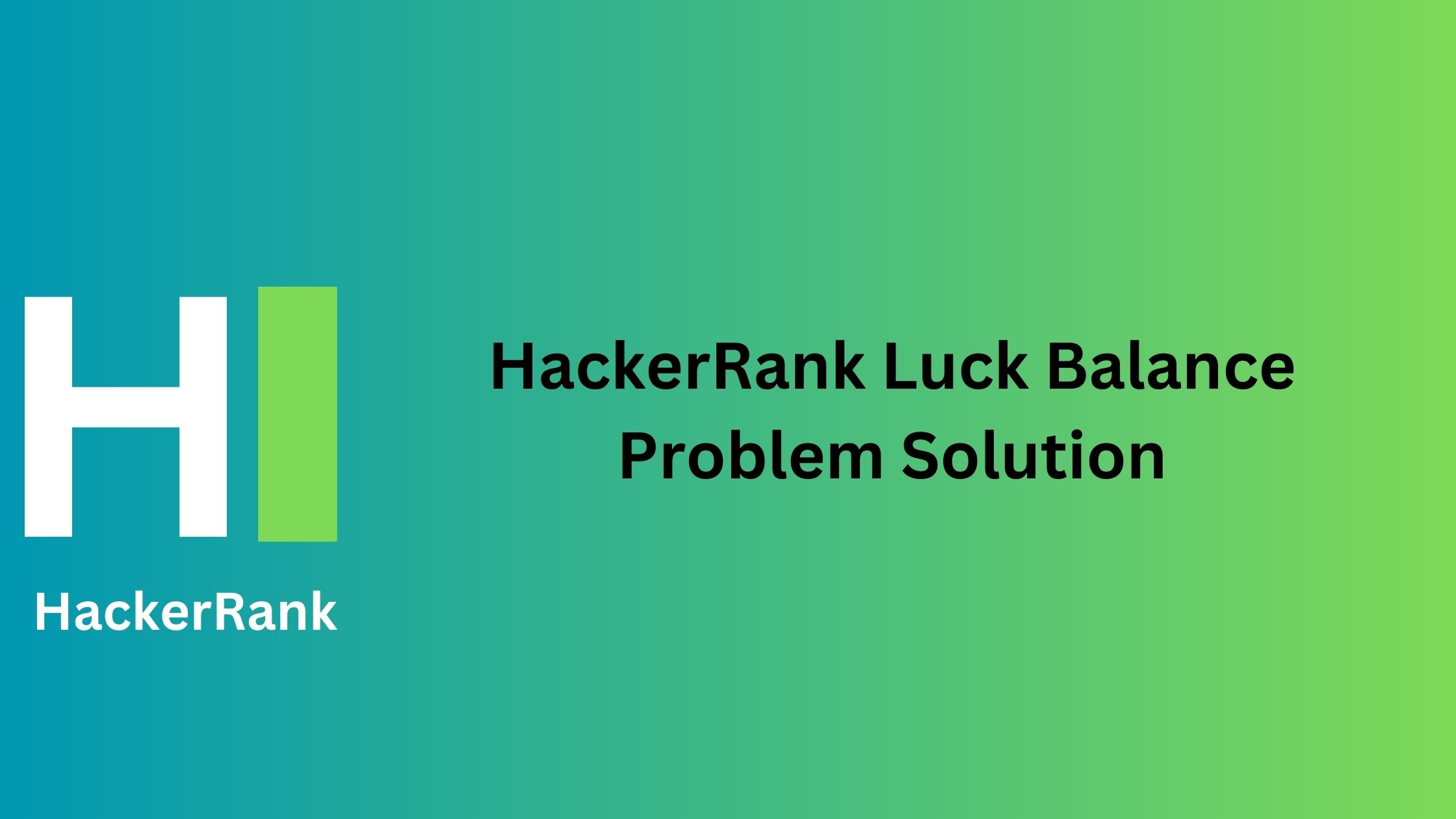 HackerRank Luck Balance Problem Solution