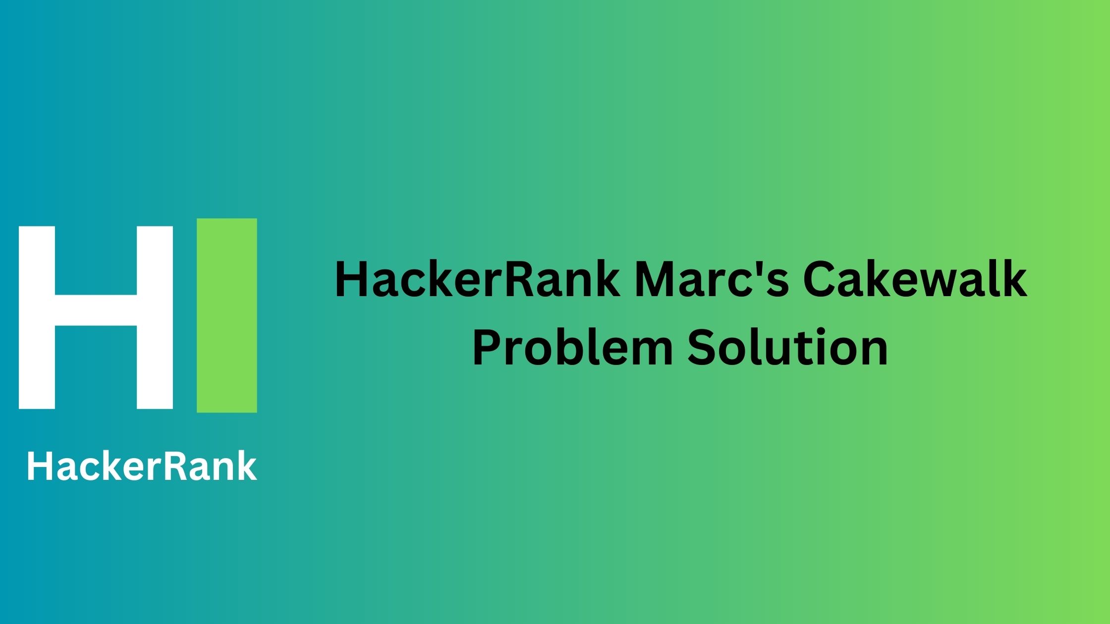 HackerRank Marc's Cakewalk Problem Solution