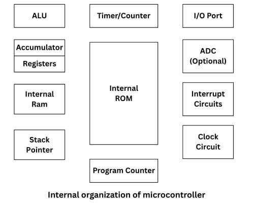 Internal Organization of Micrcontroller